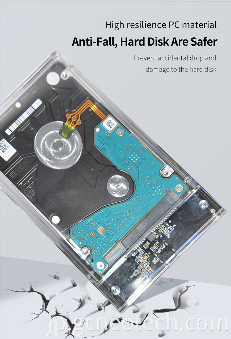 External Hdd Sdd Enclosure Usb Hard Disk Case